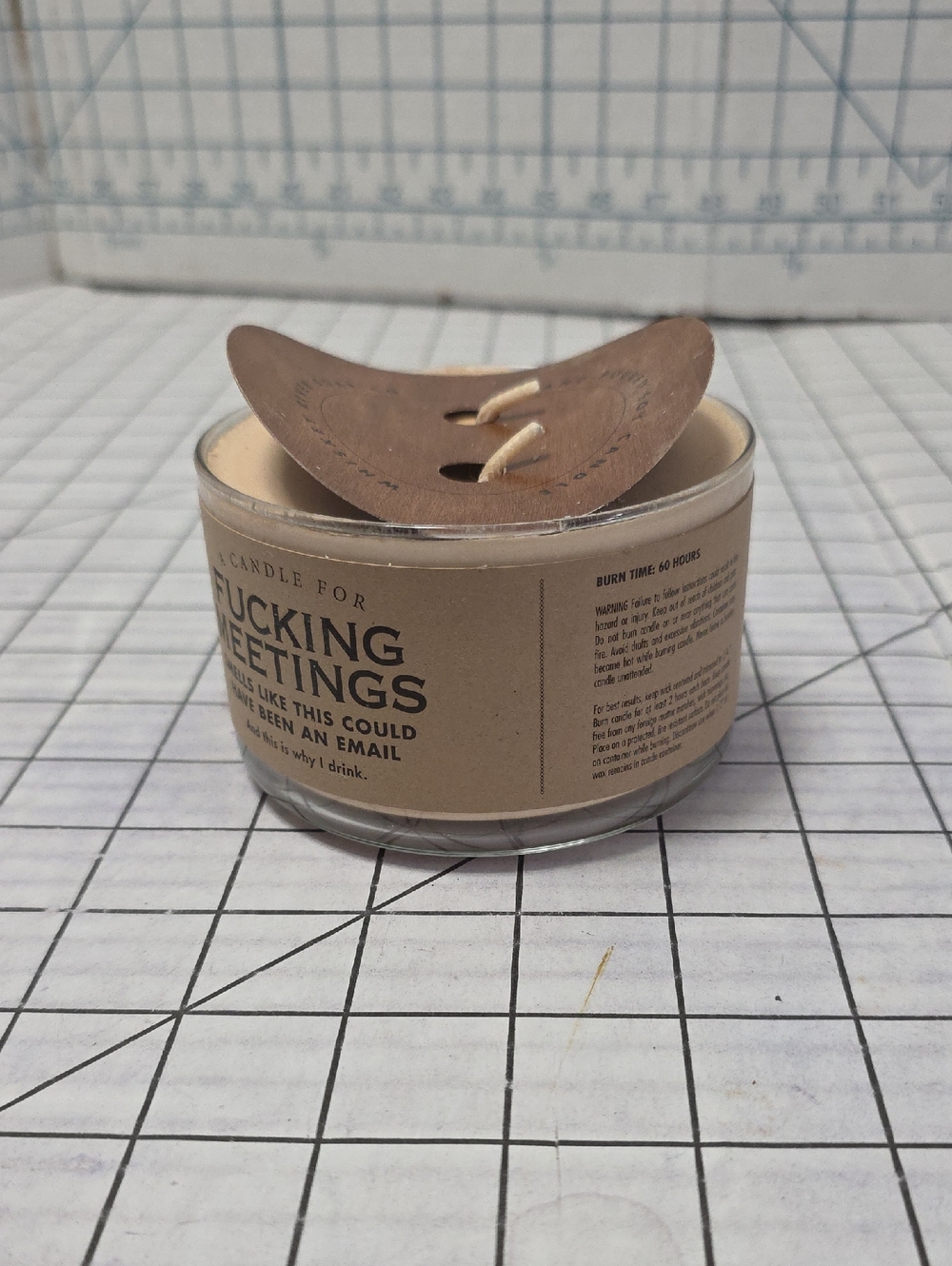 Bourbon in My Coffee Scented, Whiskey River Soap Co, 2-Wick Candle, NWOT
